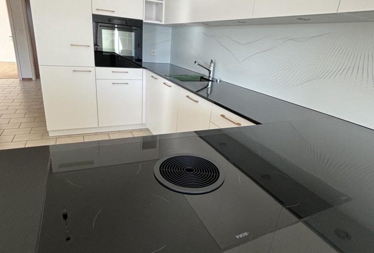 4.5 pièces rénové au calme avec vue dégagée.