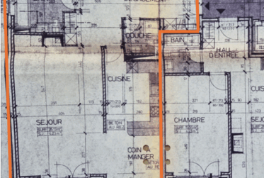 4.5 pièces rénové au calme avec vue dégagée.